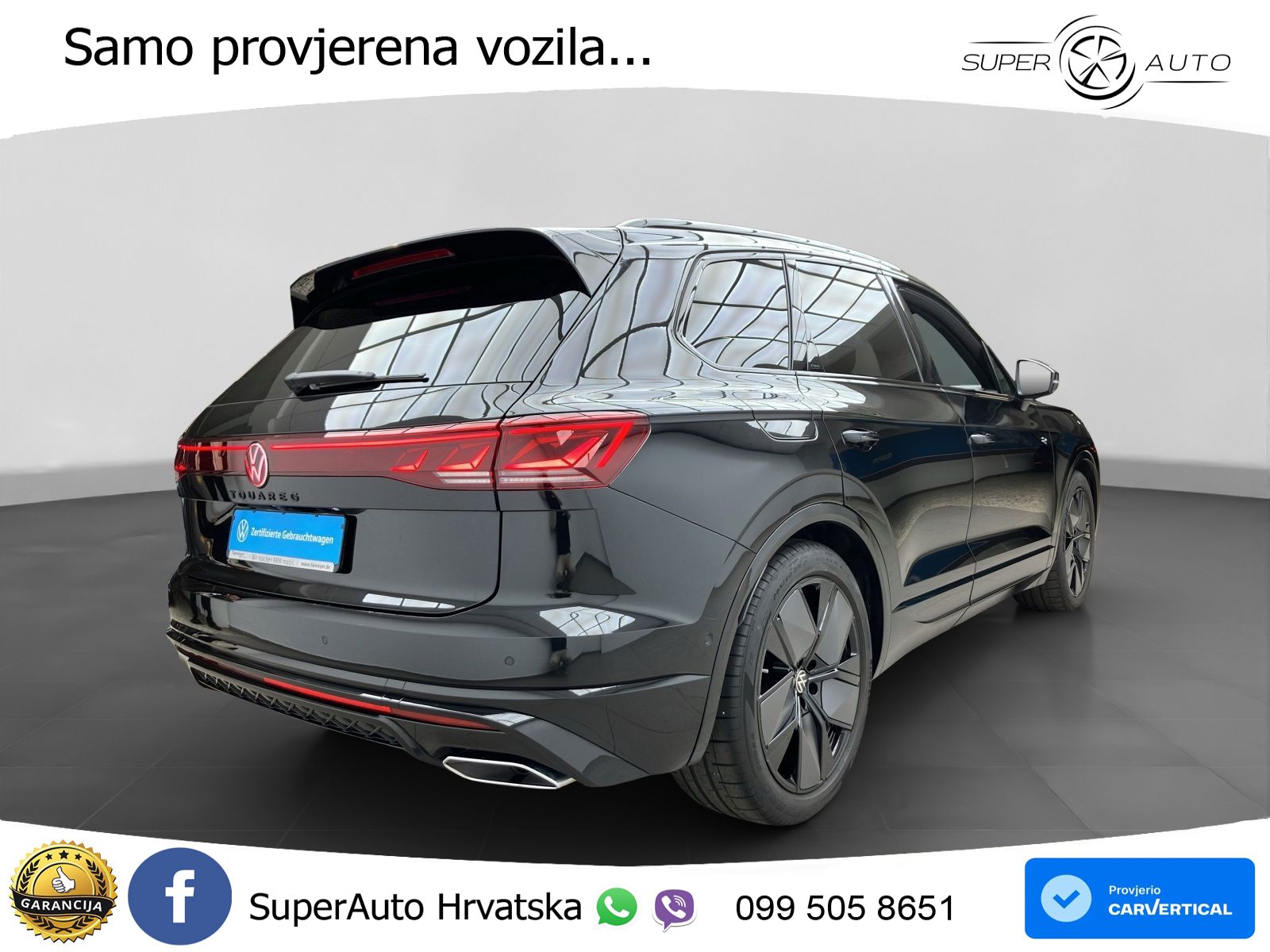 Volkswagen Touareg 3.0 V6 TDI (286 KS) 4MOTION Tiptronic ZRAČNI+ACC+GR SJED+KAM+PANO