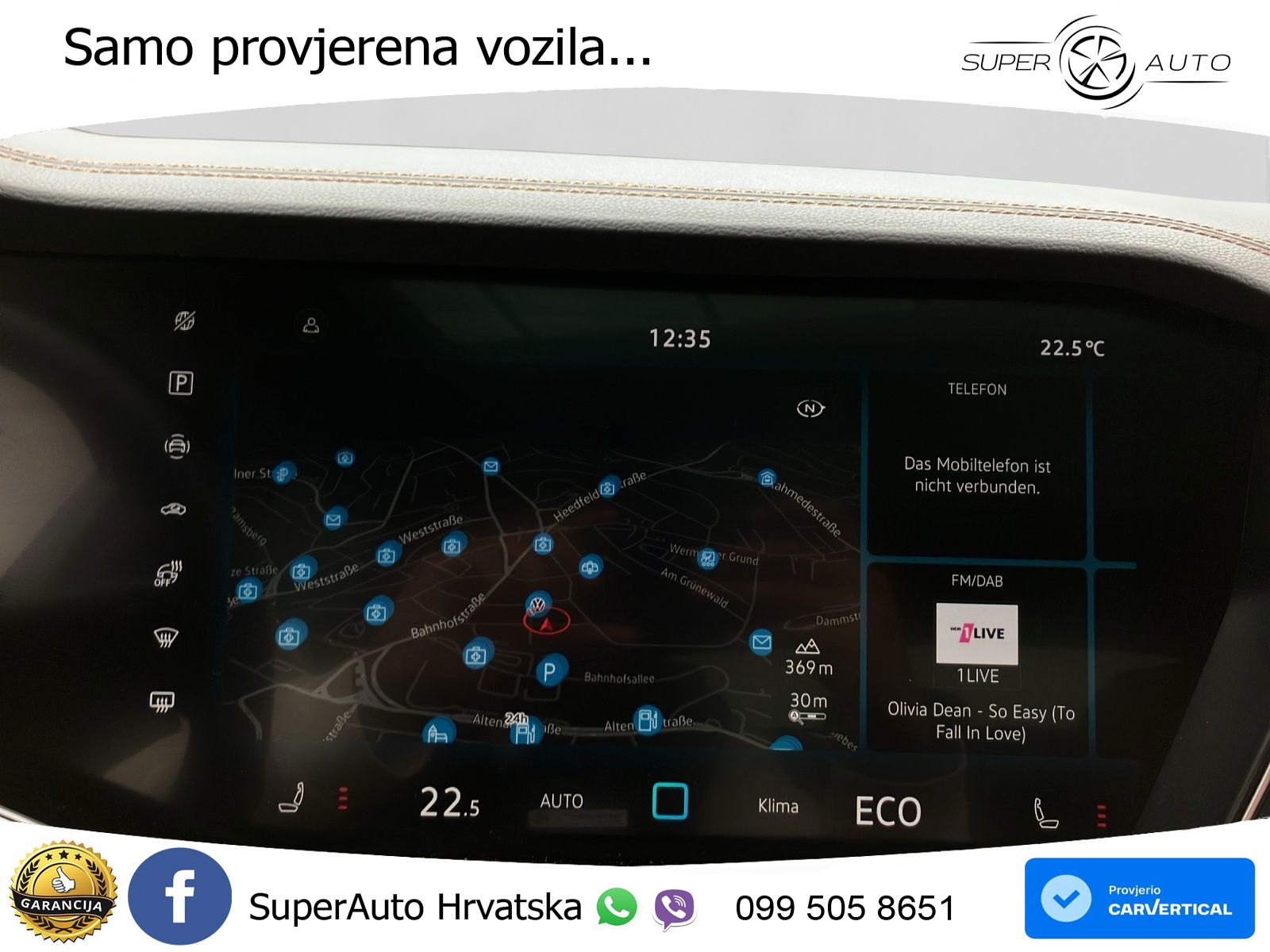 Volkswagen Touareg 3.0 V6 TDI (286 KS) 4MOTION Tiptronic ZRAČNI+ACC+GR SJED+KAM+PANO