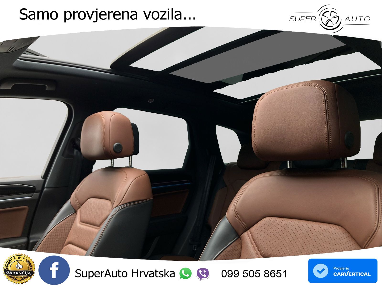 Volkswagen Touareg 3.0 V6 TDI (286 KS) 4MOTION Tiptronic ZRAČNI+ACC+GR SJED+KAM+PANO