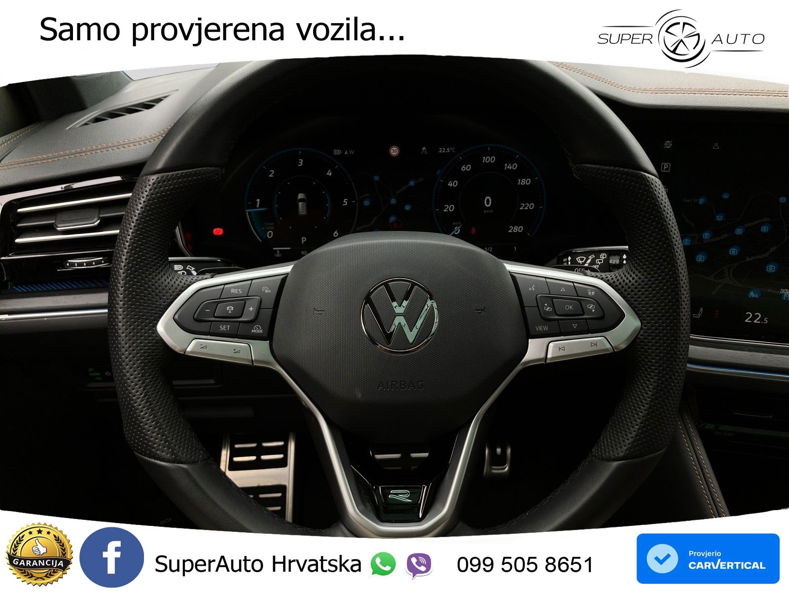 Volkswagen Touareg 3.0 V6 TDI (286 KS) 4MOTION Tiptronic ZRAČNI+ACC+GR SJED+KAM+PANO