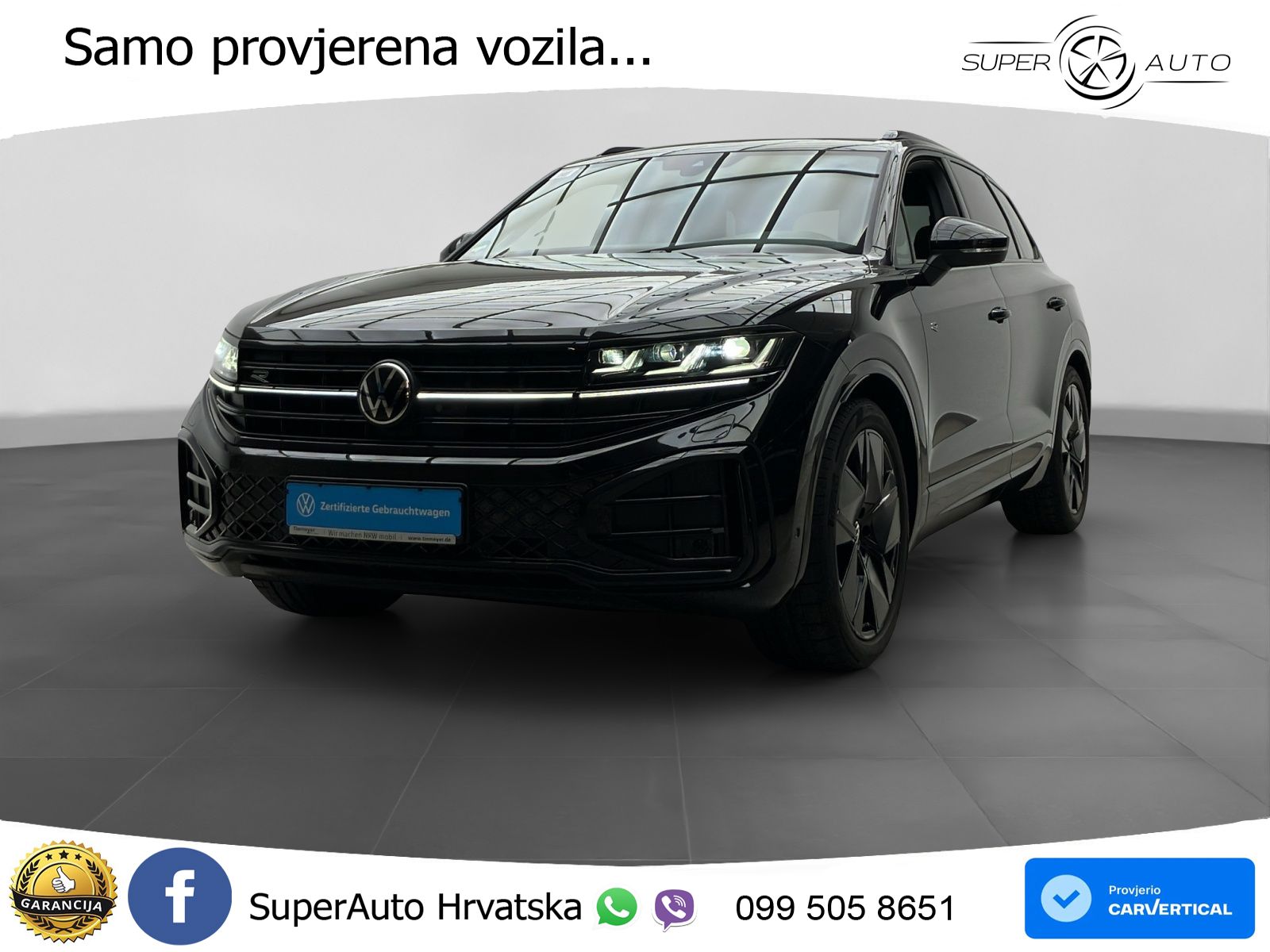 Volkswagen Touareg 3.0 V6 TDI (286 KS) 4MOTION Tiptronic ZRAČNI+ACC+GR SJED+KAM+PANO