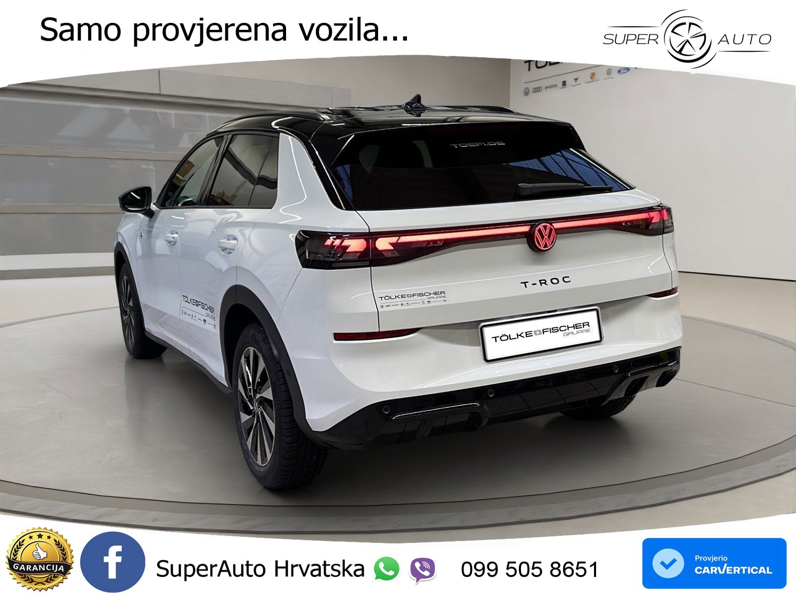 Volkswagen T-Roc 1.5 TSI (150 KS) DSG MATRIX+GR SJED+KAM