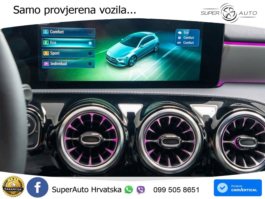 Mercedes-Benz A 180 7G-DCT LED+GR SJED+ACC