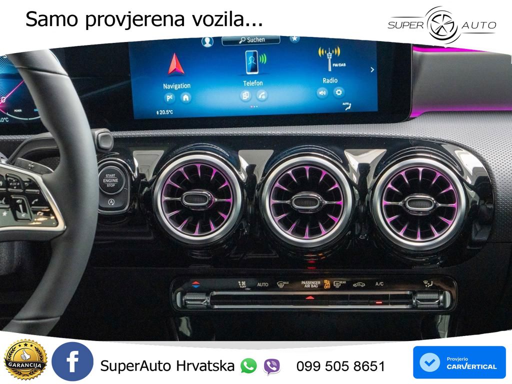 Mercedes-Benz A 180 7G-DCT LED+GR SJED+ACC
