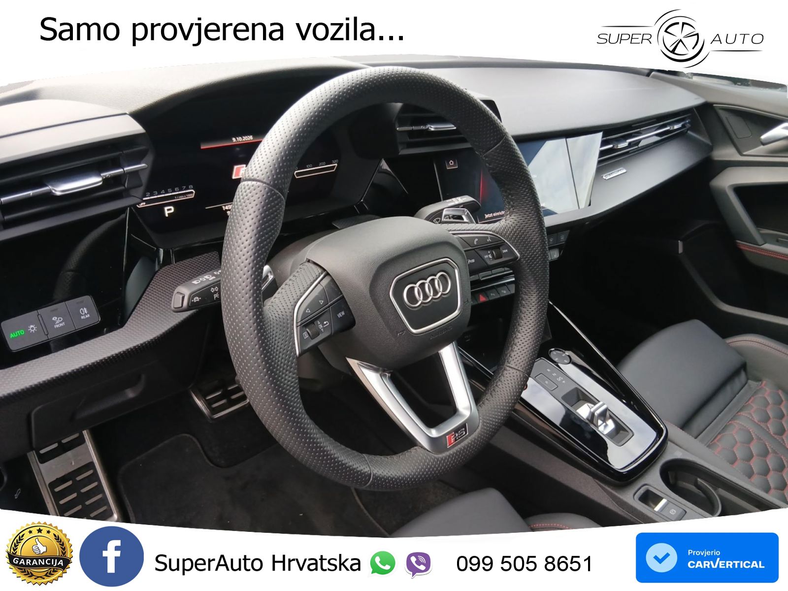 Audi RS3 Sedan 2.5 TFSI (400 KS) quattro S tronic MATRIX+GR SJED+KAM