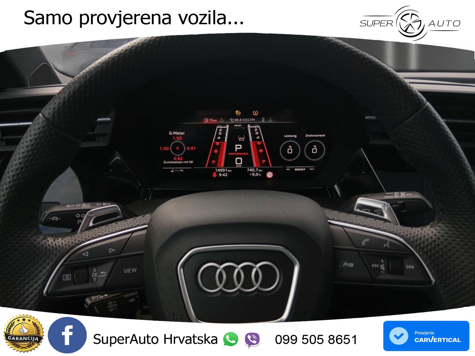 Audi RS3 Sedan 2.5 TFSI (400 KS) quattro S tronic MATRIX+GR SJED+KAM