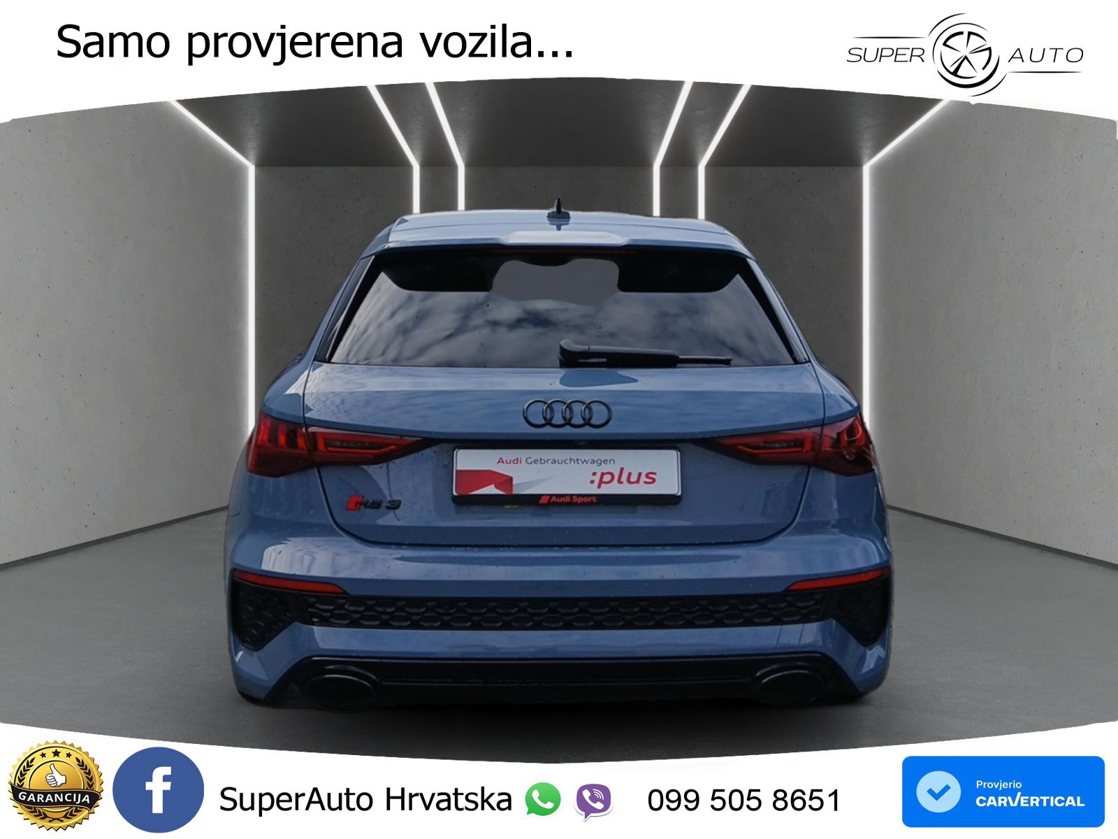 Audi RS3 Sedan 2.5 TFSI (400 KS) quattro S tronic MATRIX+GR SJED+KAM