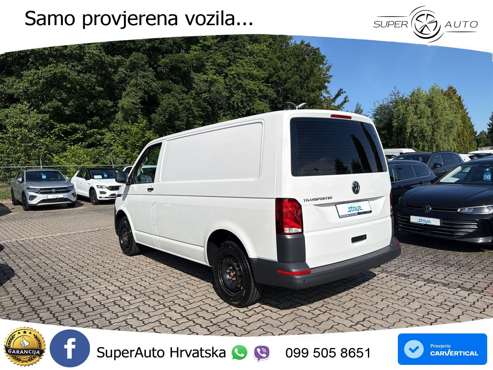 Volkswagen T6.1 Transporter Kasten Klima PDC h 110 KS