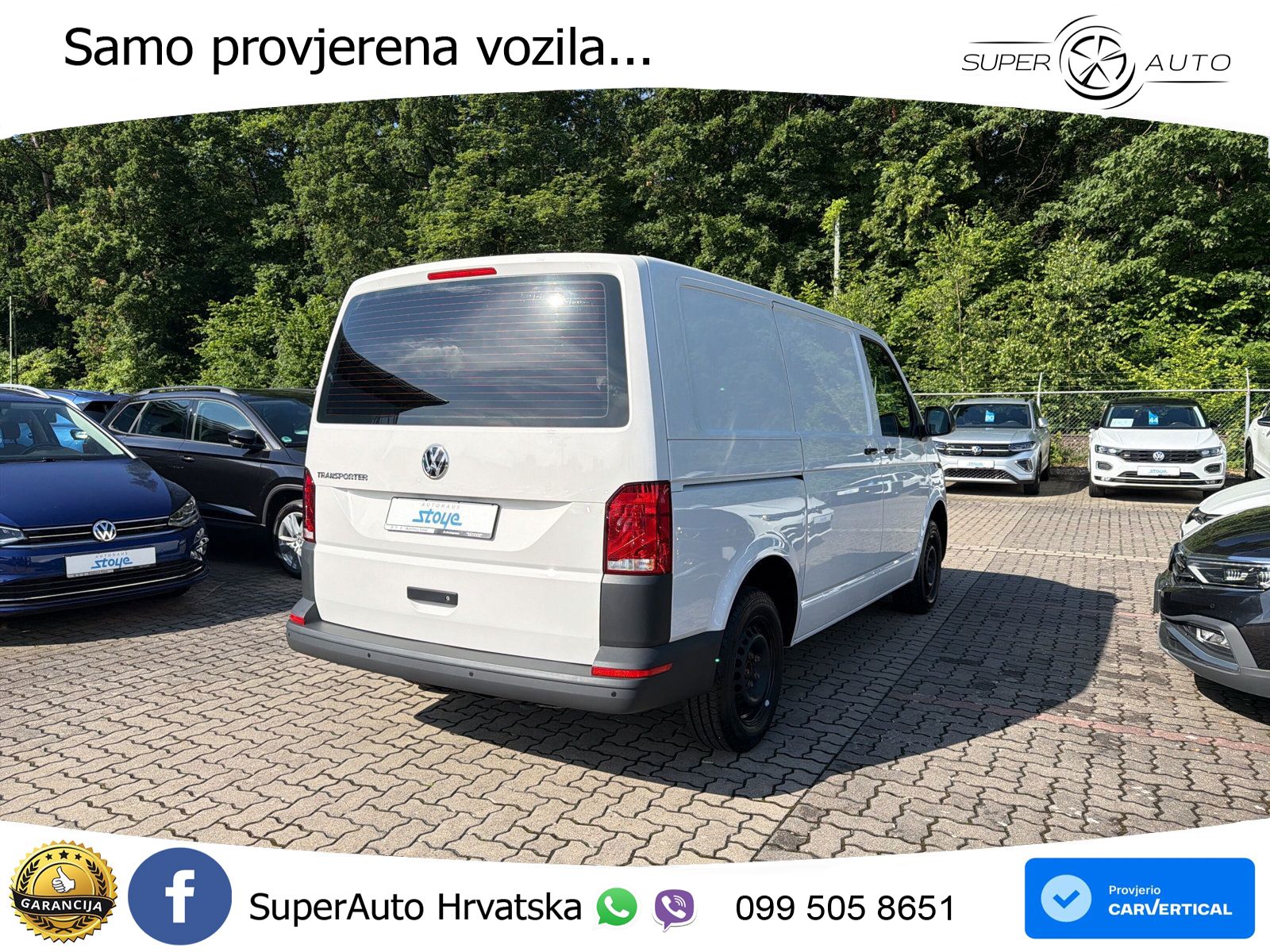 Volkswagen T6.1 Transporter Kasten Klima PDC h 110 KS