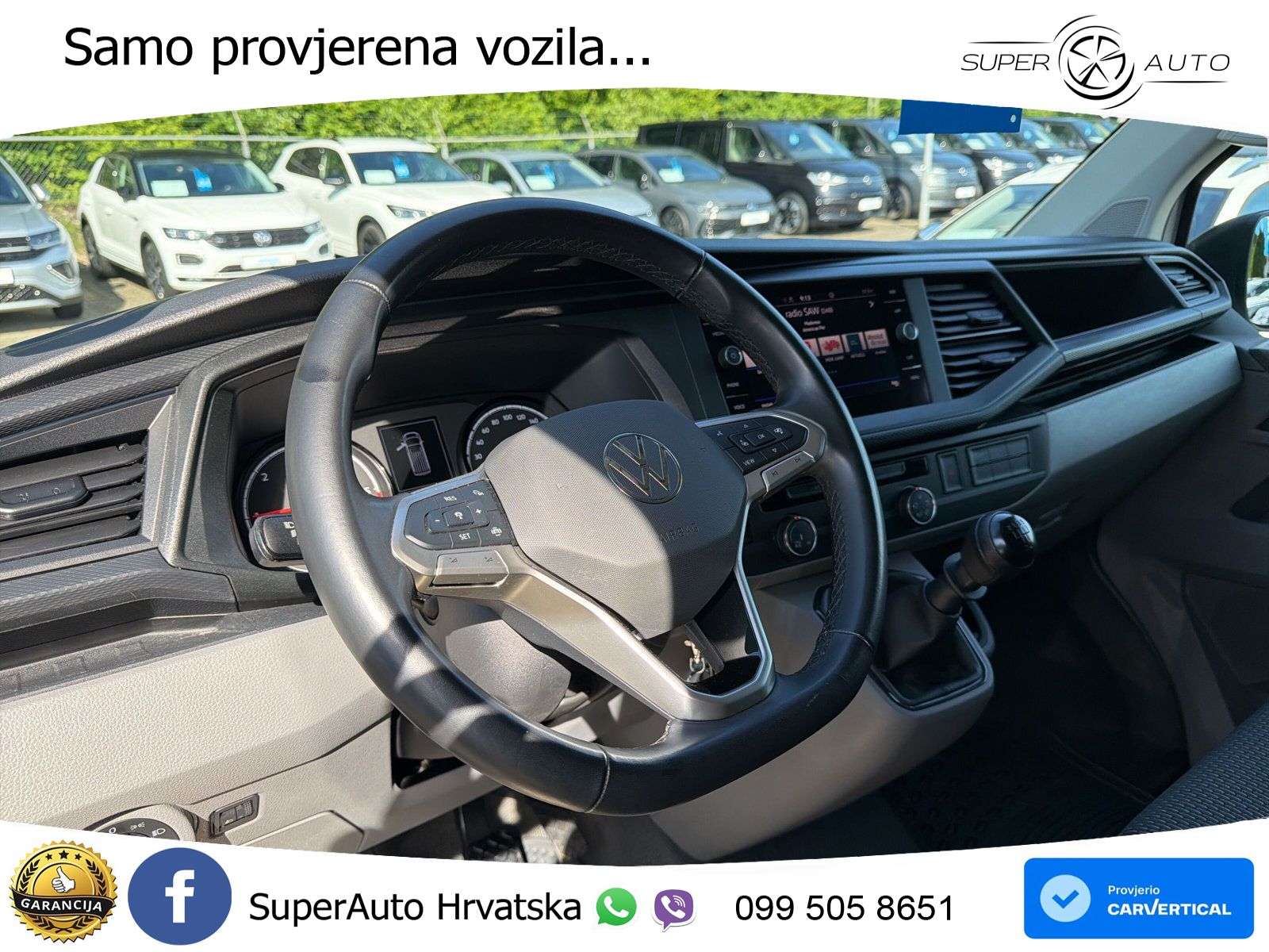 Volkswagen T6.1 Transporter Kasten Klima PDC h 110 KS