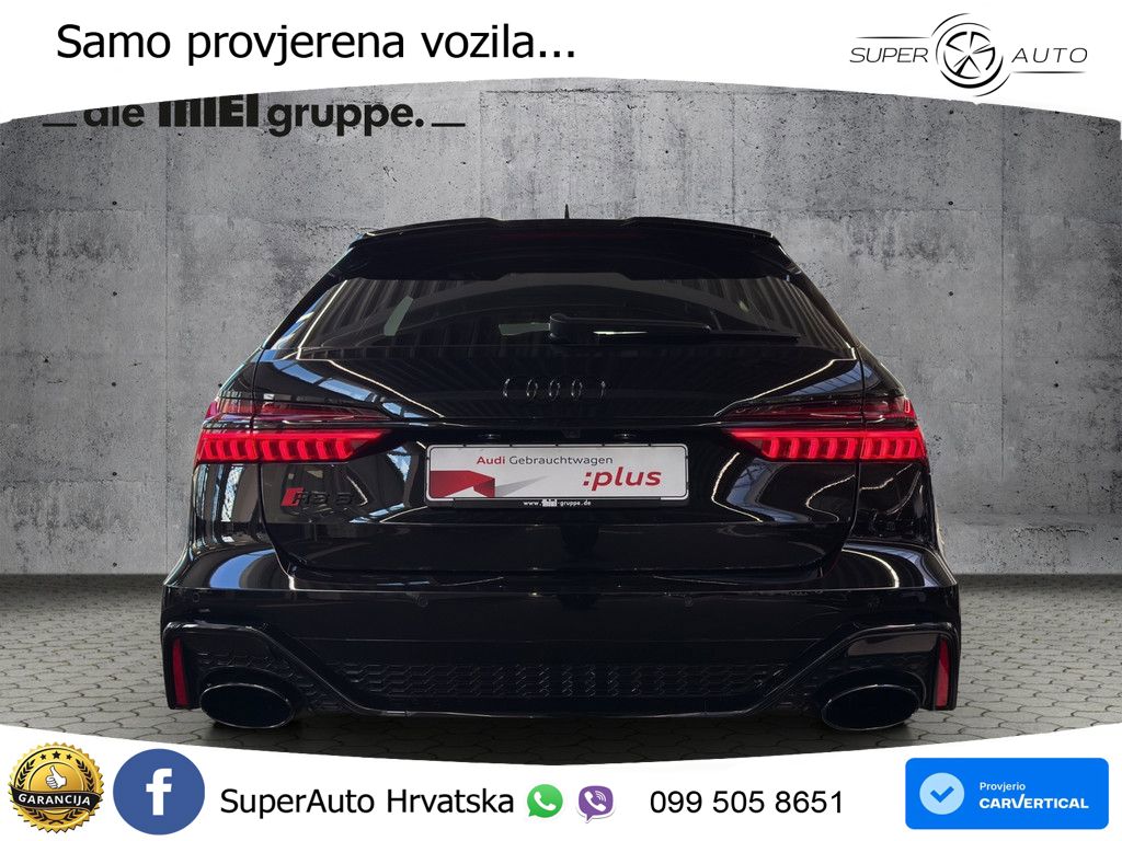 Audi RS6 Avant 4.0 TFSI V8 performance (630 KS)  quattro tiptronic ZRAČNI+ACC+GR SJED+KAM