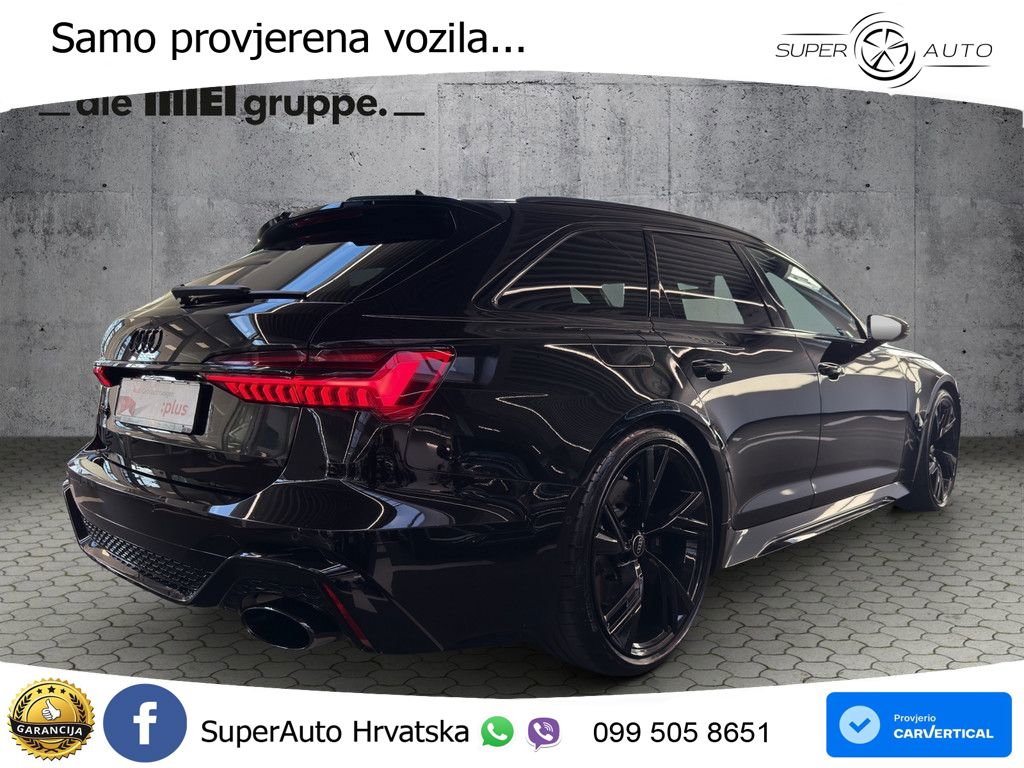 Audi RS6 Avant 4.0 TFSI V8 performance (630 KS)  quattro tiptronic ZRAČNI+ACC+GR SJED+KAM