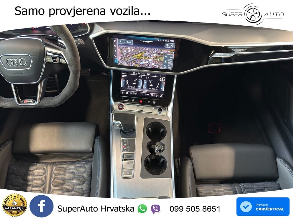 Audi RS6 Avant 4.0 TFSI V8 performance (630 KS)  quattro tiptronic ZRAČNI+ACC+GR SJED+KAM
