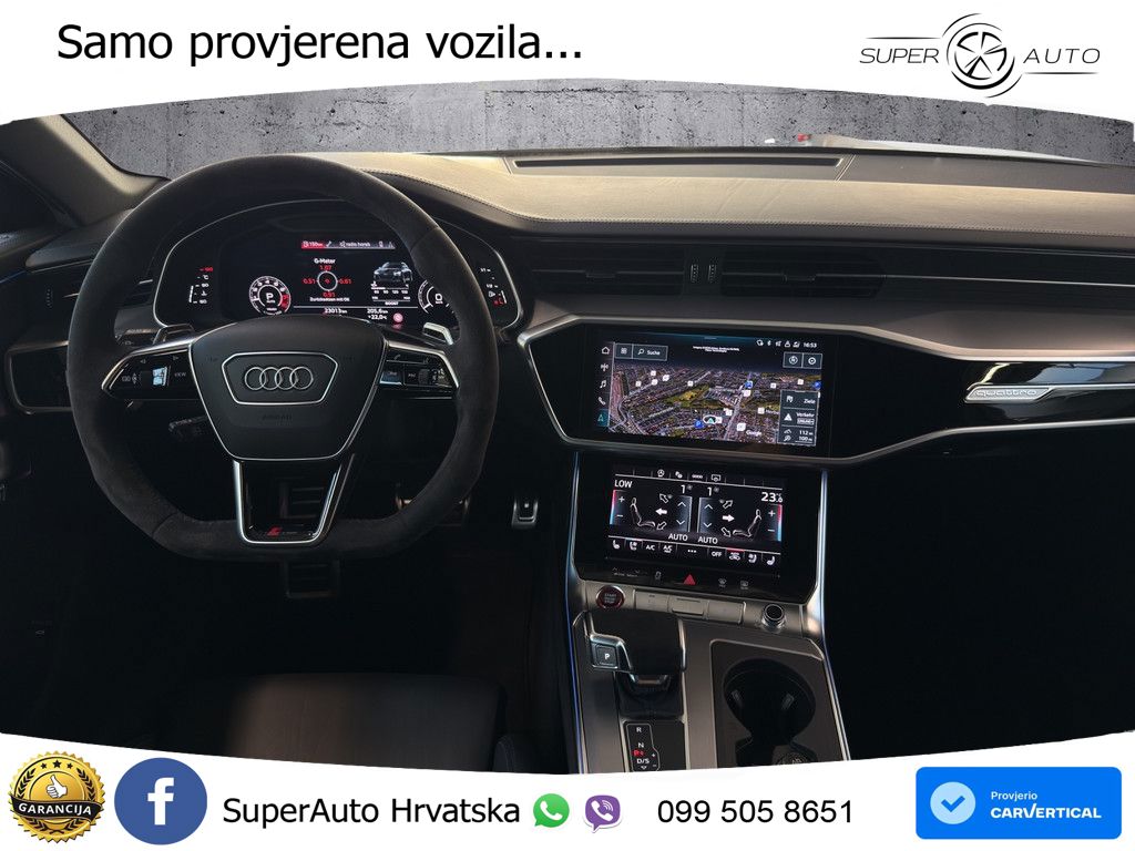 Audi RS6 Avant 4.0 TFSI V8 performance (630 KS)  quattro tiptronic ZRAČNI+ACC+GR SJED+KAM