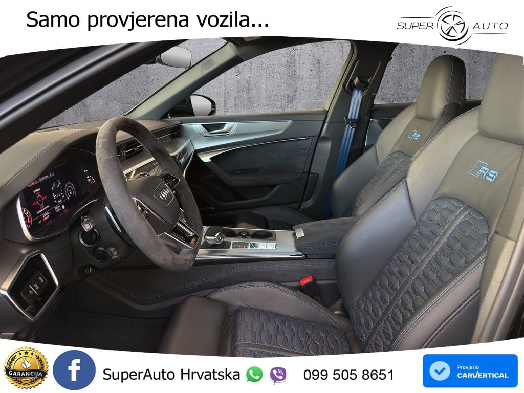 Audi RS6 Avant 4.0 TFSI V8 performance (630 KS)  quattro tiptronic ZRAČNI+ACC+GR SJED+KAM