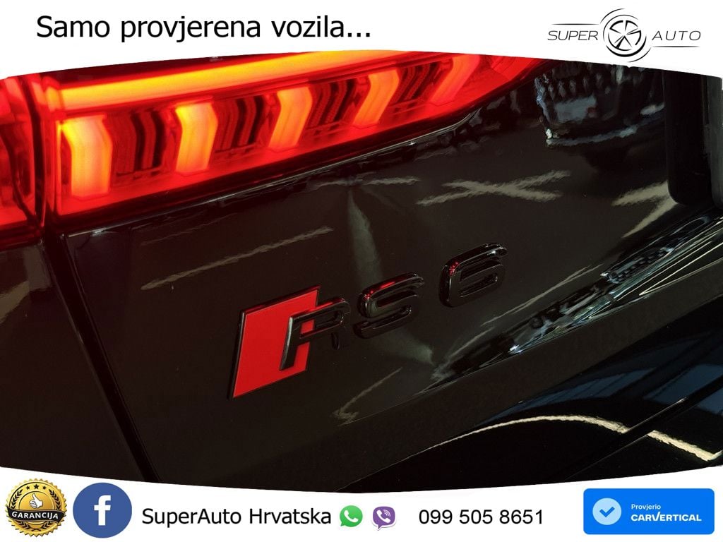 Audi RS6 Avant 4.0 TFSI V8 performance (630 KS)  quattro tiptronic ZRAČNI+ACC+GR SJED+KAM