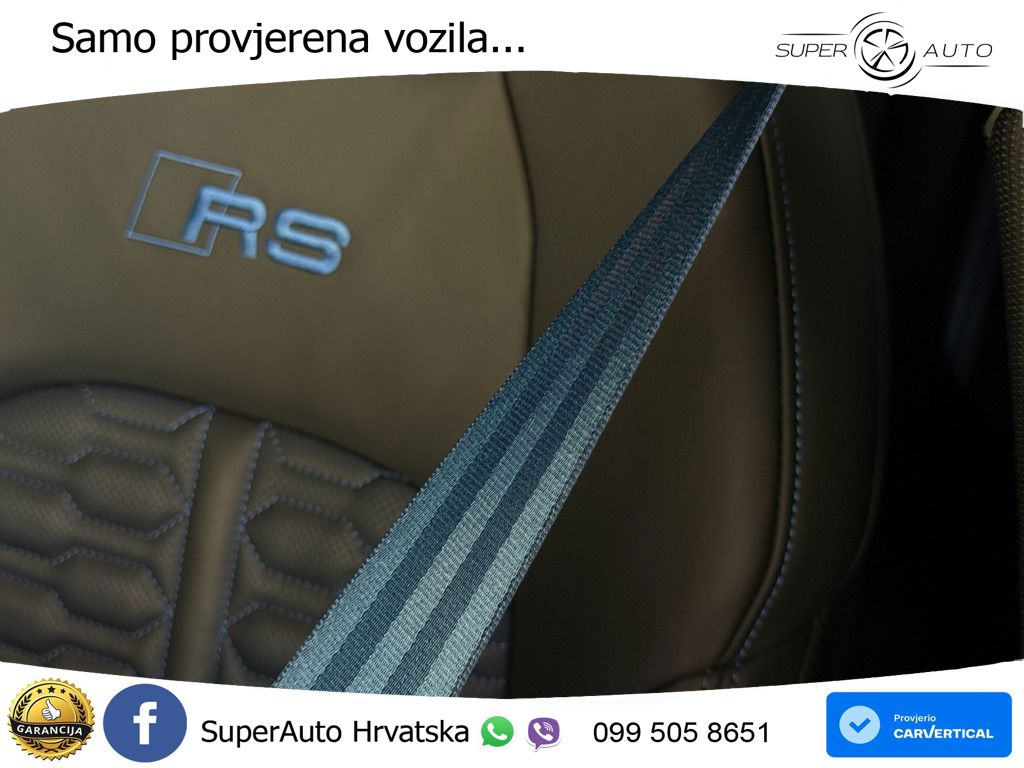 Audi RS6 Avant 4.0 TFSI V8 performance (630 KS)  quattro tiptronic ZRAČNI+ACC+GR SJED+KAM