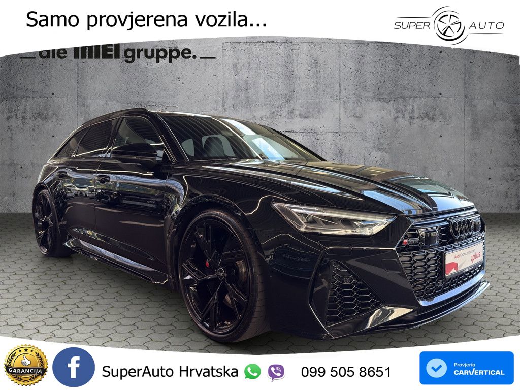 Audi RS6 Avant 4.0 TFSI V8 performance (630 KS)  quattro tiptronic ZRAČNI+ACC+GR SJED+KAM