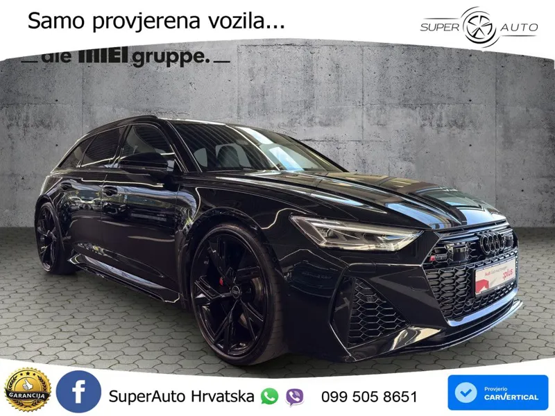 Audi RS6 Avant 4.0 TFSI V8 performance (630 KS)  quattro tiptronic ZRAČNI+ACC+GR SJED+KAM