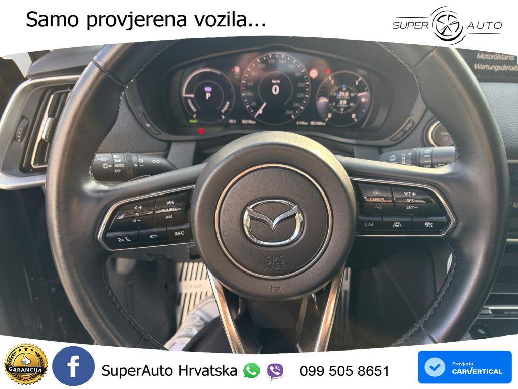 Mazda CX-60 2.5 e-Skyactiv (328 KS) AWD Automatic LED+GR SJED+ACC