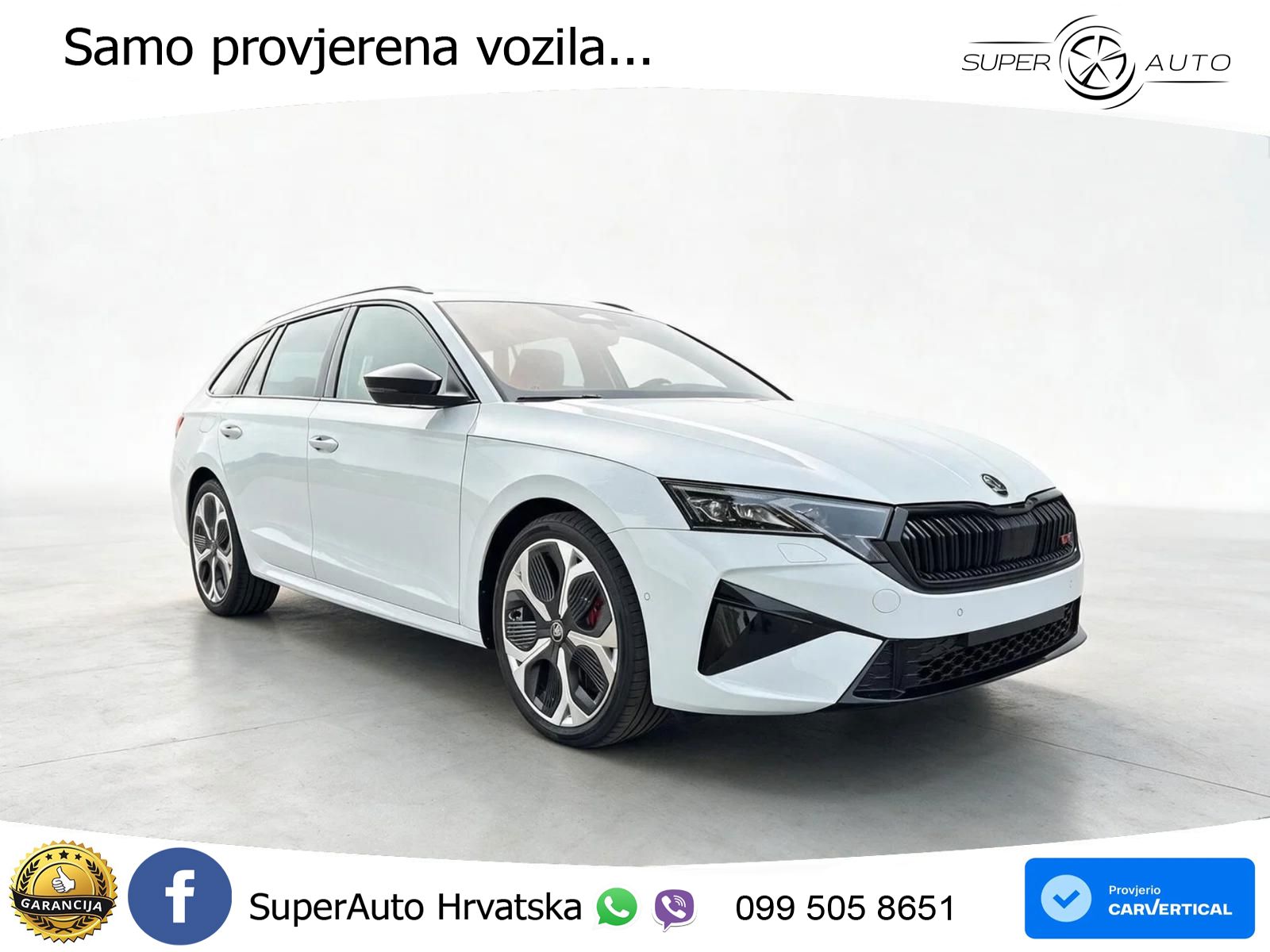 Škoda Octavia Combi RS 2.0 TSI (265 KS) DSG MATRIX+GR SJED+KAM