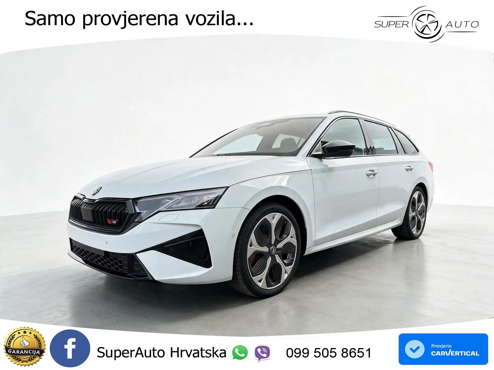 Škoda Octavia Combi RS 2.0 TSI (265 KS) DSG MATRIX+GR SJED+KAM