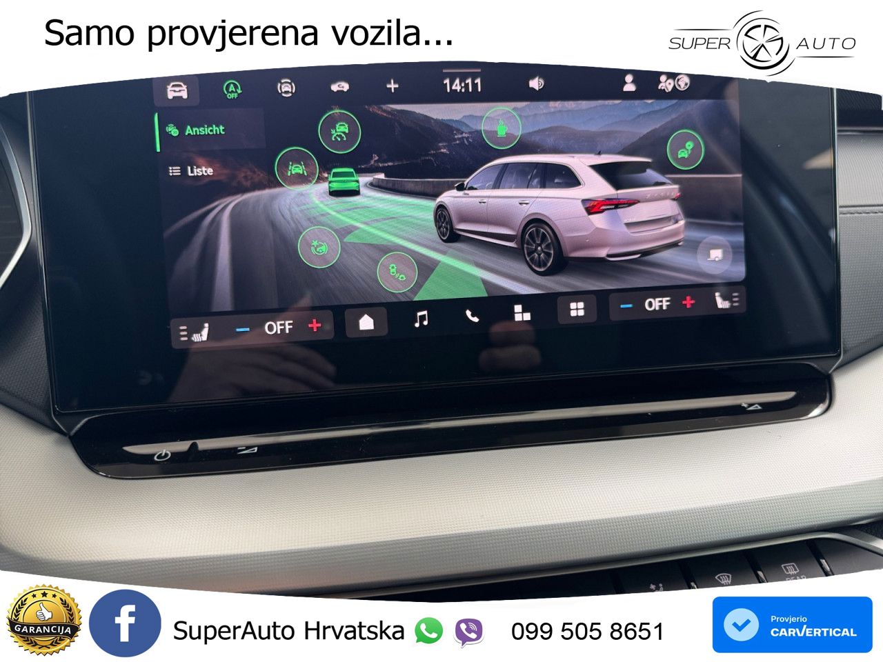 Škoda Octavia Combi 2.0 TDI (150 KS) DSG LED+GR SJED+ACC