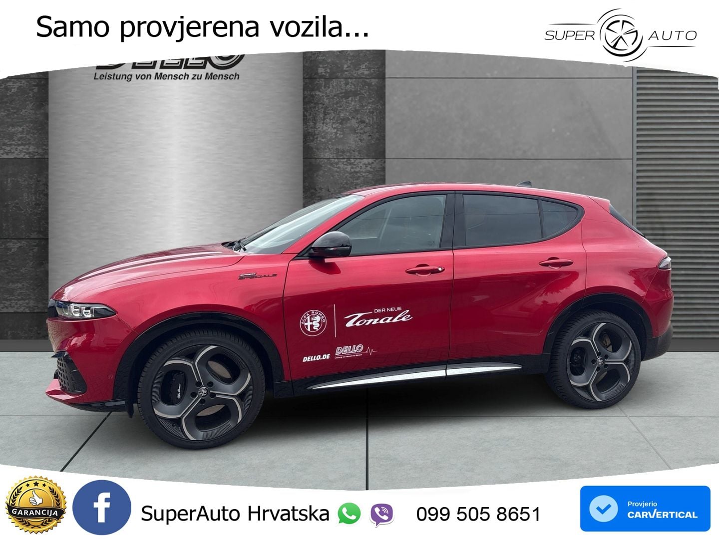 Alfa Romeo Tonale 1.5 VGT (174 KS) Hybrid TCT LED+GR SJED+ACC