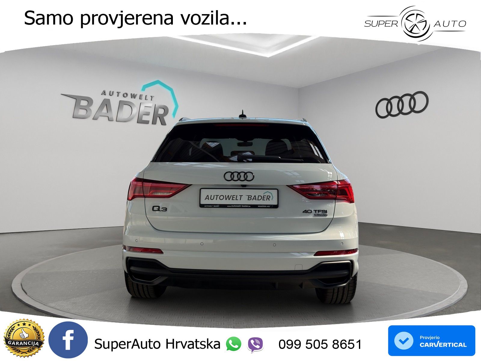 Audi Q3 40 TFSI (190 KS) quattro S tronic S line MATRIX+GR SJED+KAM