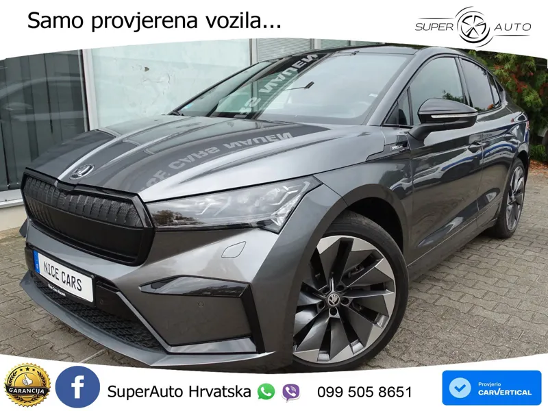 Škoda Enyaq Coupe iV 85 82 kWh (286 KS) SportLine LED+GR SJED+ACC
