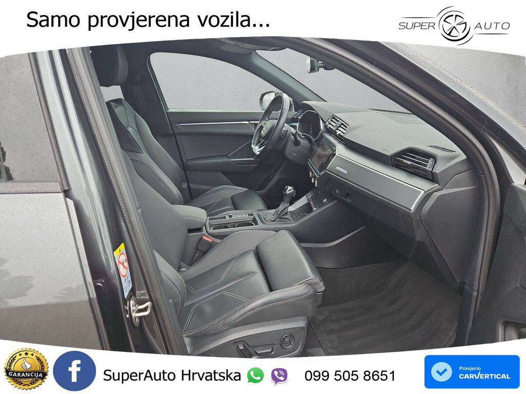 Audi Q3 II Sportback 45 TFSI (245 KS) quattro S tronic S line LED+GR SJED+ACC