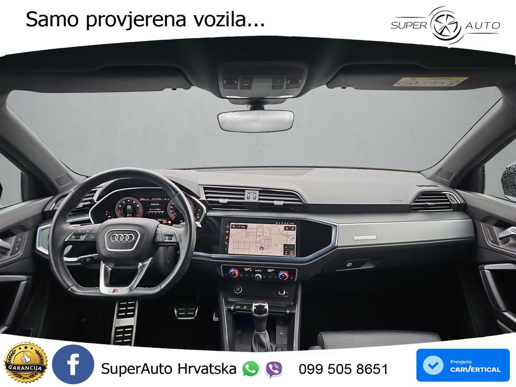 Audi Q3 II Sportback 45 TFSI (245 KS) quattro S tronic S line LED+GR SJED+ACC