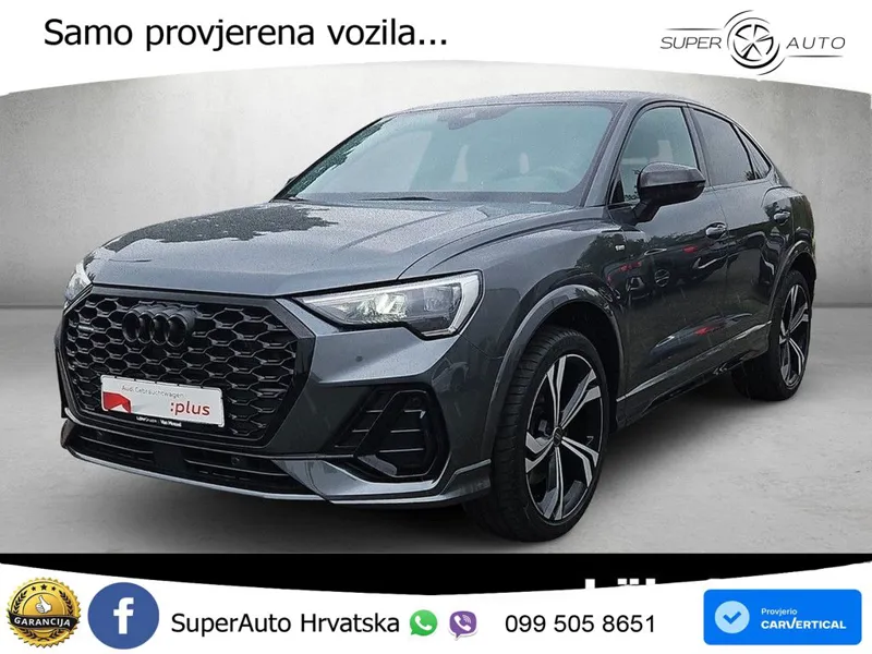 Audi Q3 II Sportback 45 TFSI (245 KS) quattro S tronic S line LED+GR SJED+ACC