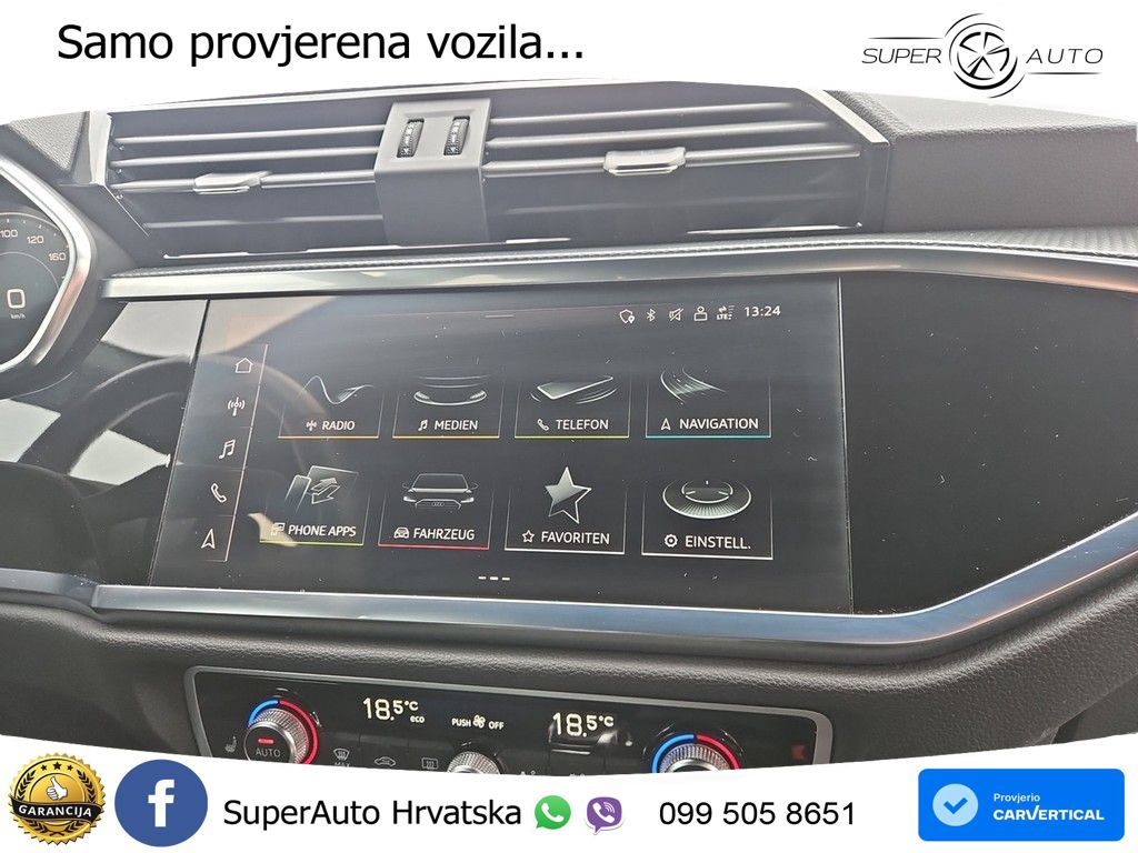 Audi Q3 II Sportback 45 TFSI (245 KS) quattro S tronic S line LED+GR SJED+ACC