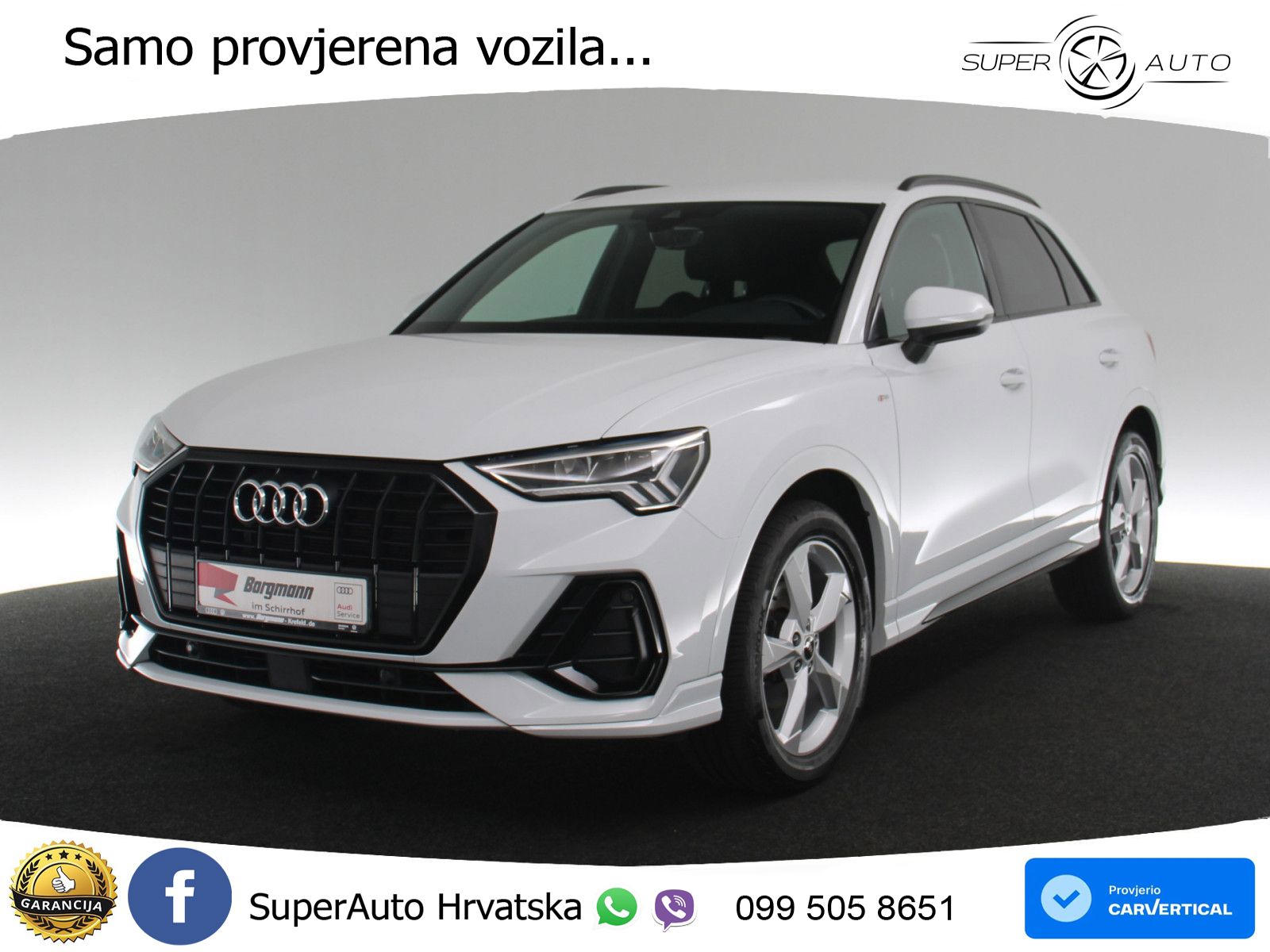 Audi Q3 35 TFSI (150 KS) S tronic S line LED+GR SJED+ACC