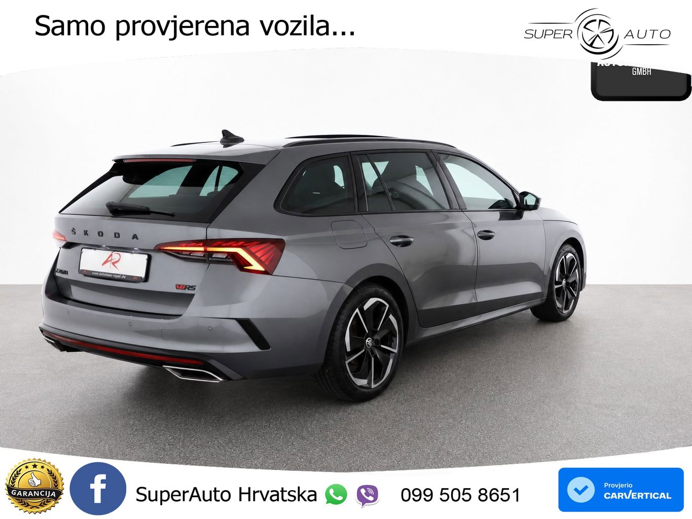 Škoda Octavia Combi RS 2.0 TDI (200 KS) 4x4 DSG LED+GR SJED+ACC