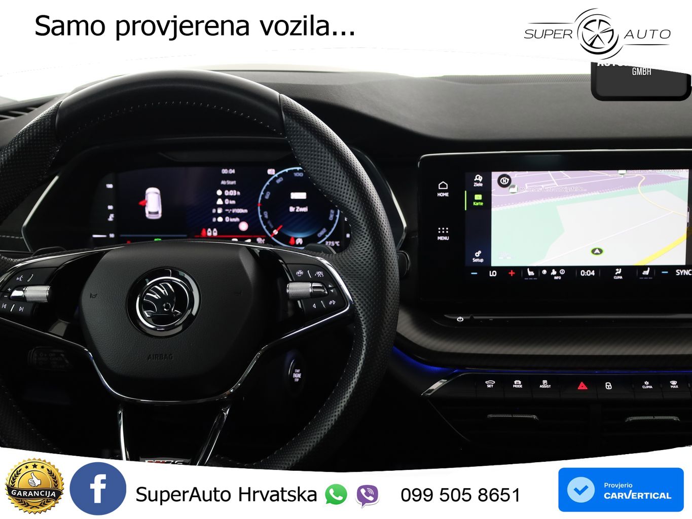 Škoda Octavia Combi RS 2.0 TDI (200 KS) 4x4 DSG LED+GR SJED+ACC