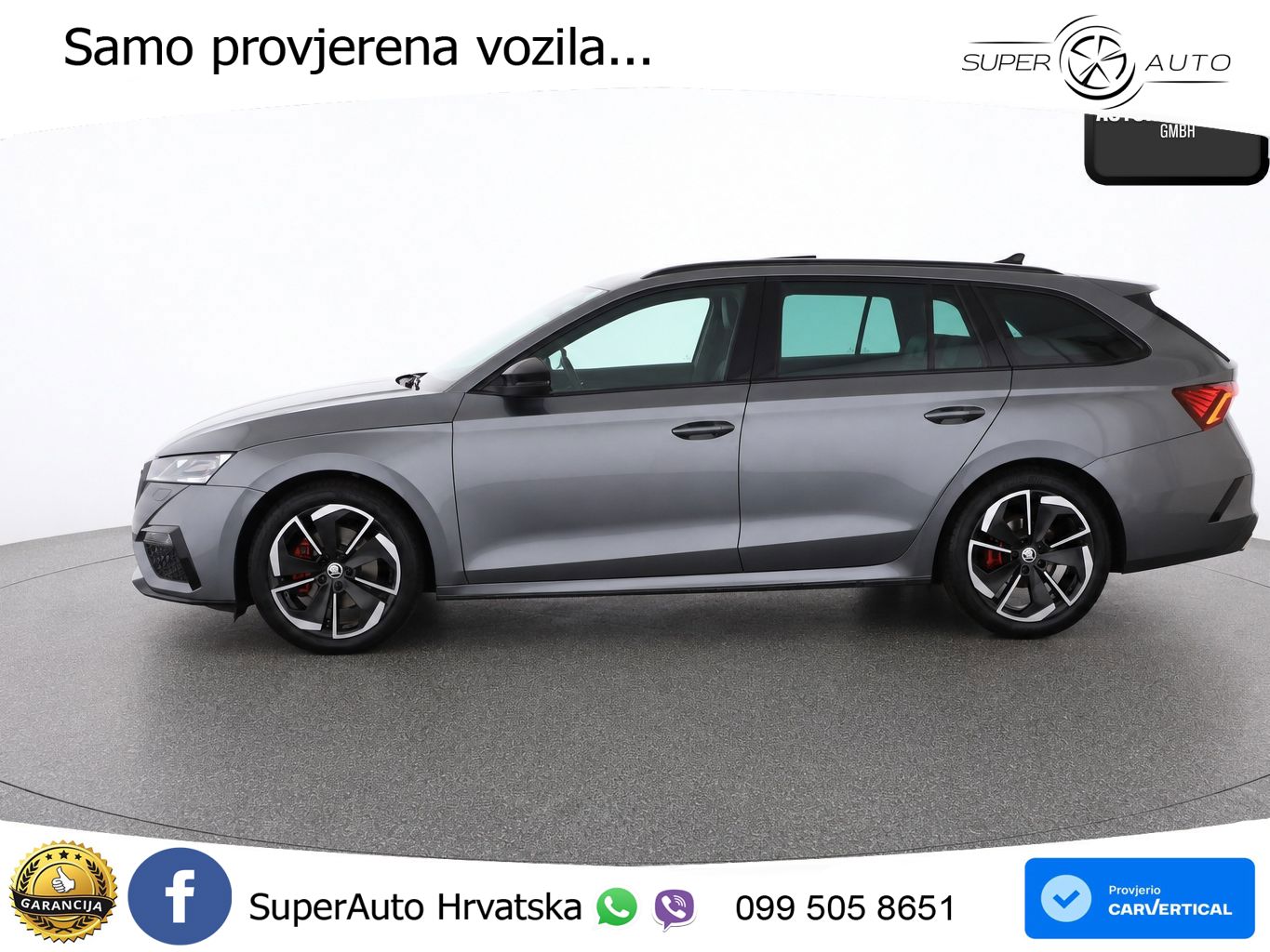 Škoda Octavia Combi RS 2.0 TDI (200 KS) 4x4 DSG LED+GR SJED+ACC