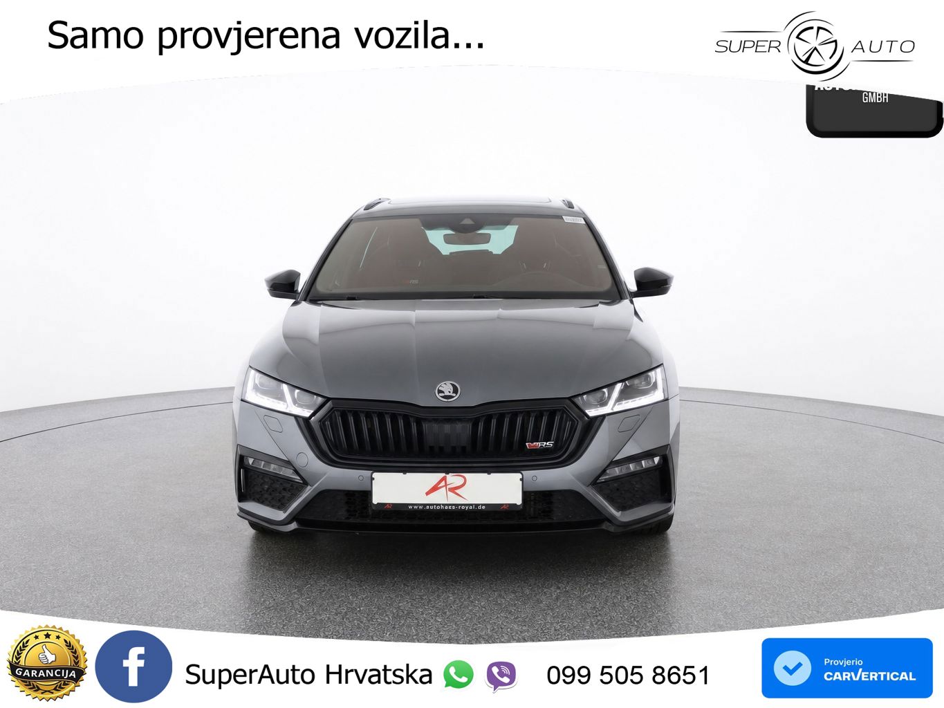 Škoda Octavia Combi RS 2.0 TDI (200 KS) 4x4 DSG LED+GR SJED+ACC