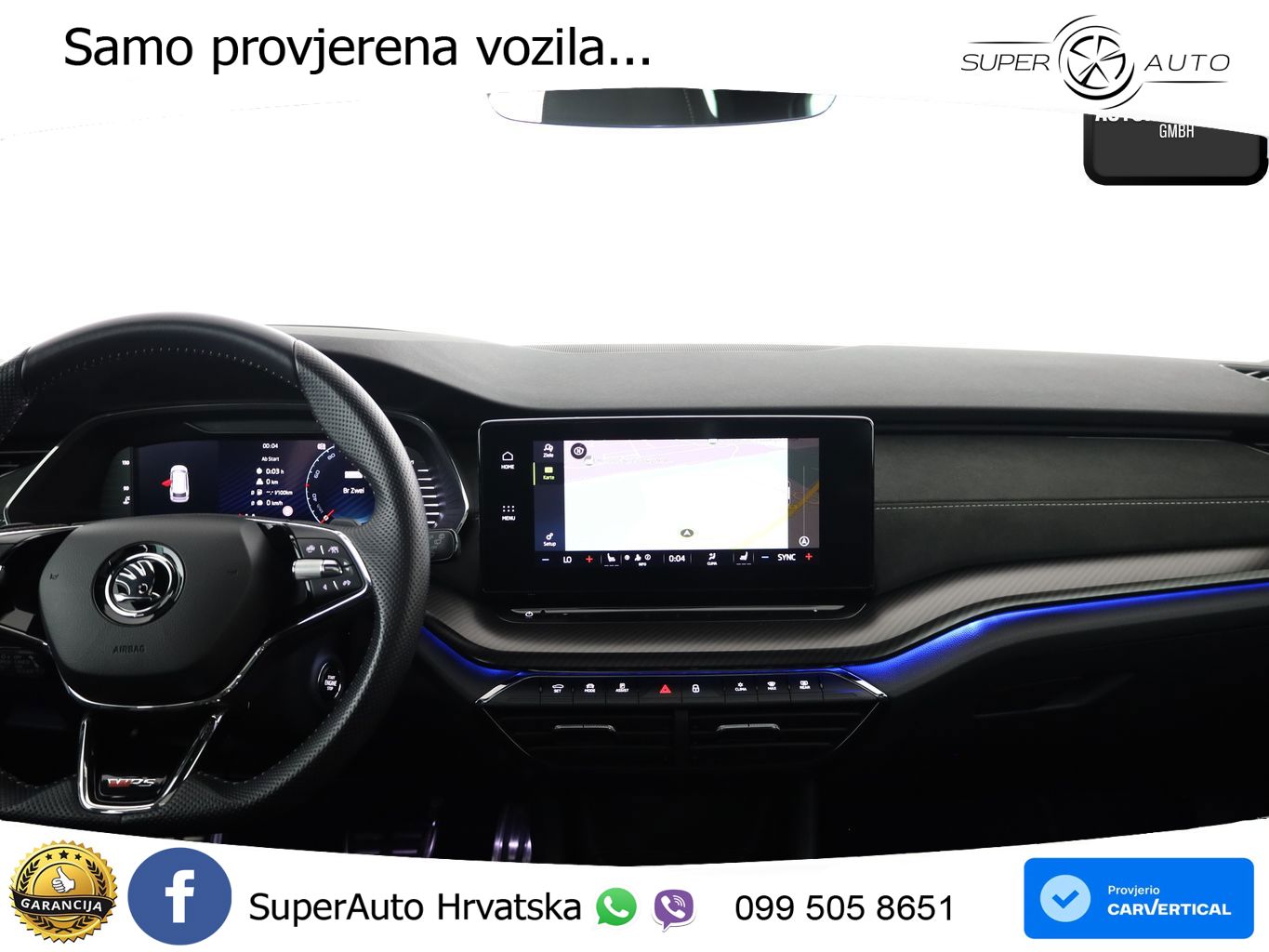 Škoda Octavia Combi RS 2.0 TDI (200 KS) 4x4 DSG LED+GR SJED+ACC