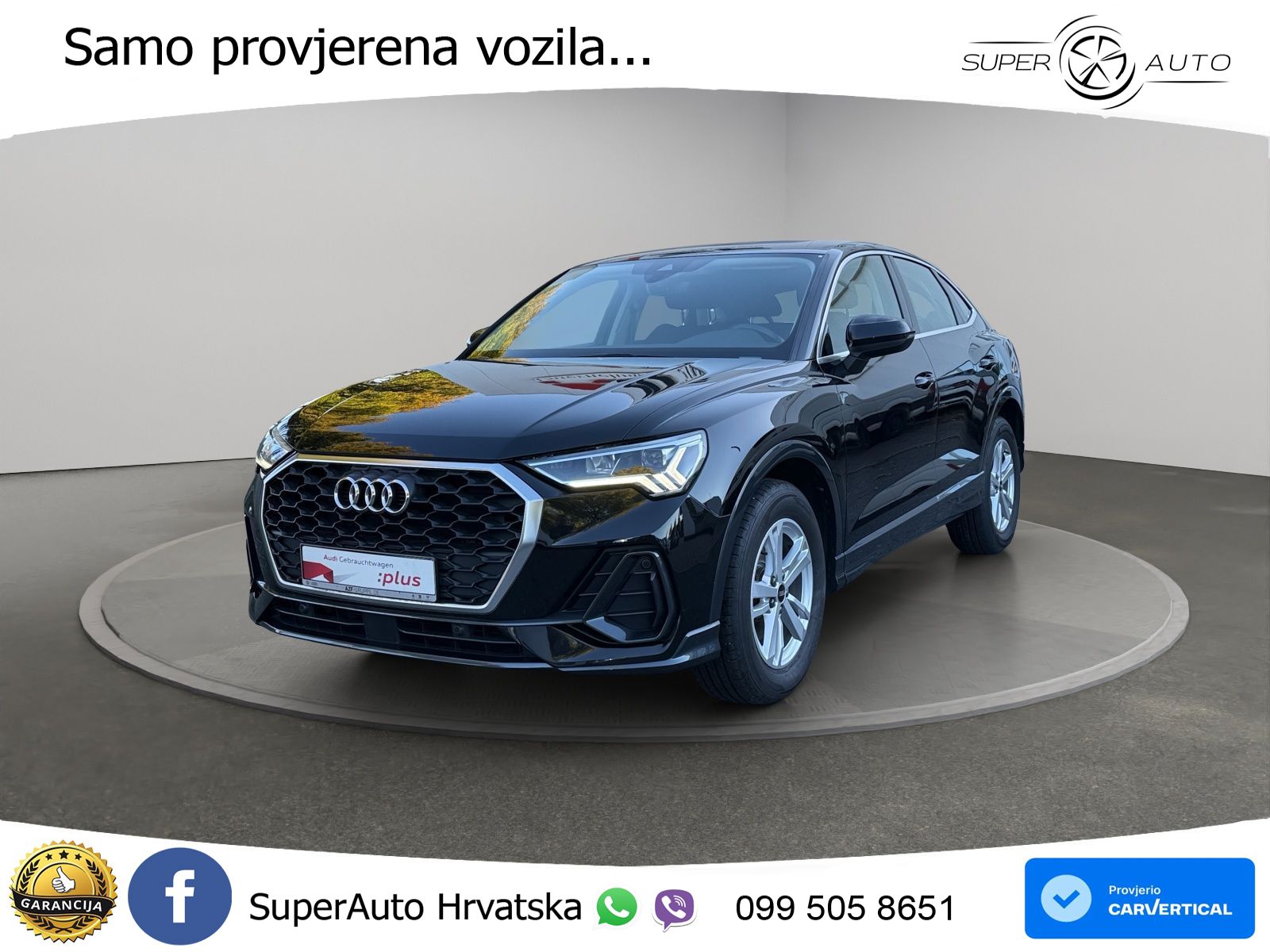 Audi Q3 Sportback 35 TFSI (150 KS) S tronic LED+GR SJED+ACC
