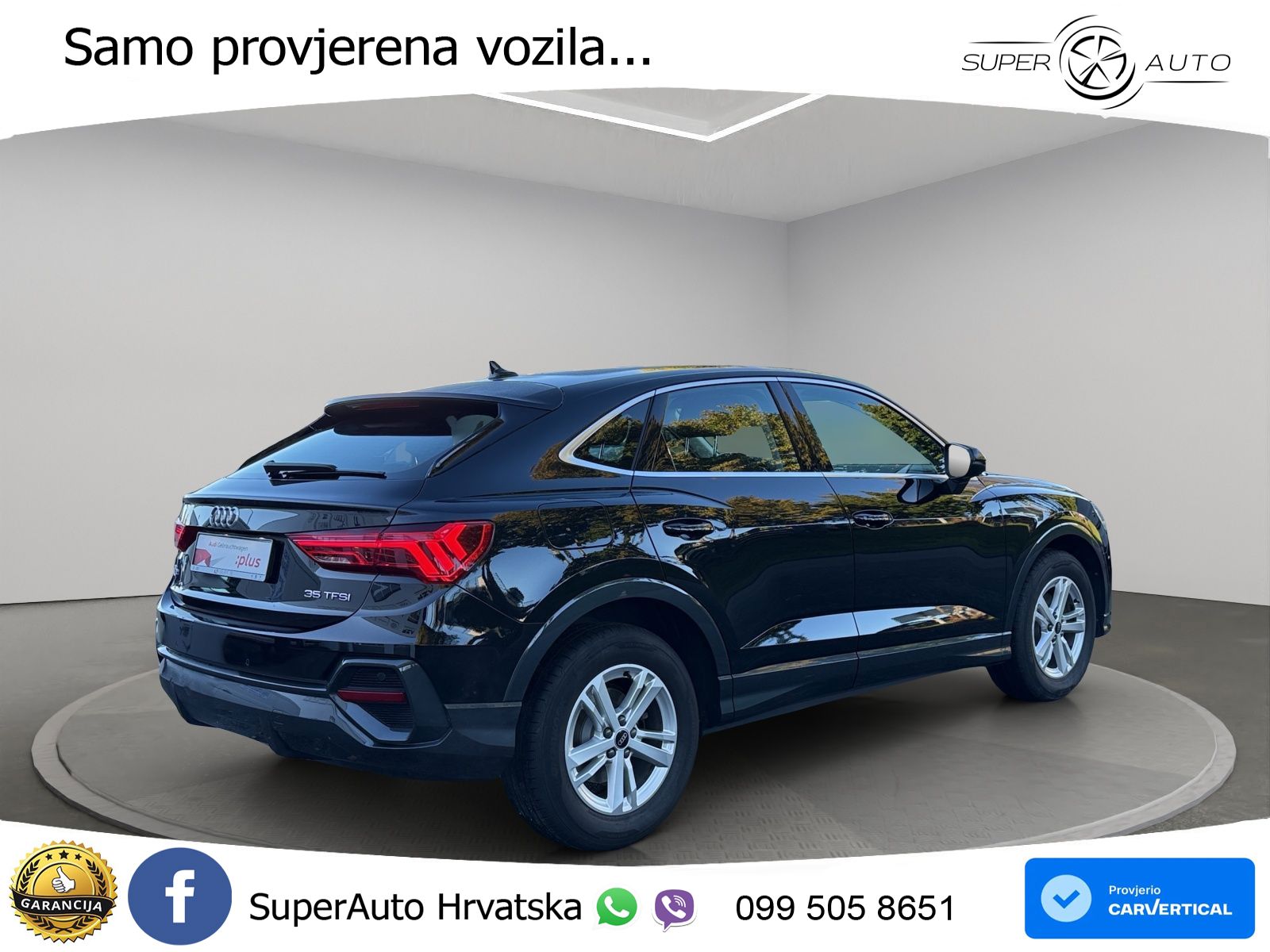 Audi Q3 Sportback 35 TFSI (150 KS) S tronic LED+GR SJED+ACC