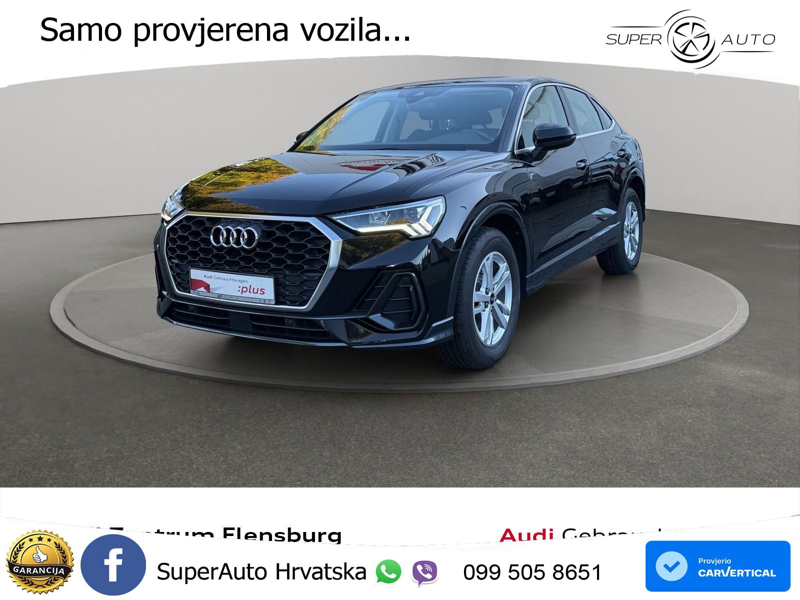 Audi Q3 Sportback 35 TFSI (150 KS) S tronic LED+GR SJED+ACC