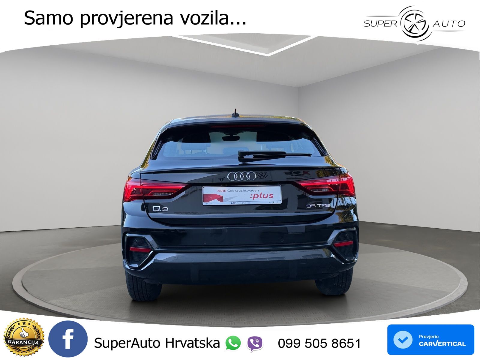 Audi Q3 Sportback 35 TFSI (150 KS) S tronic LED+GR SJED+ACC