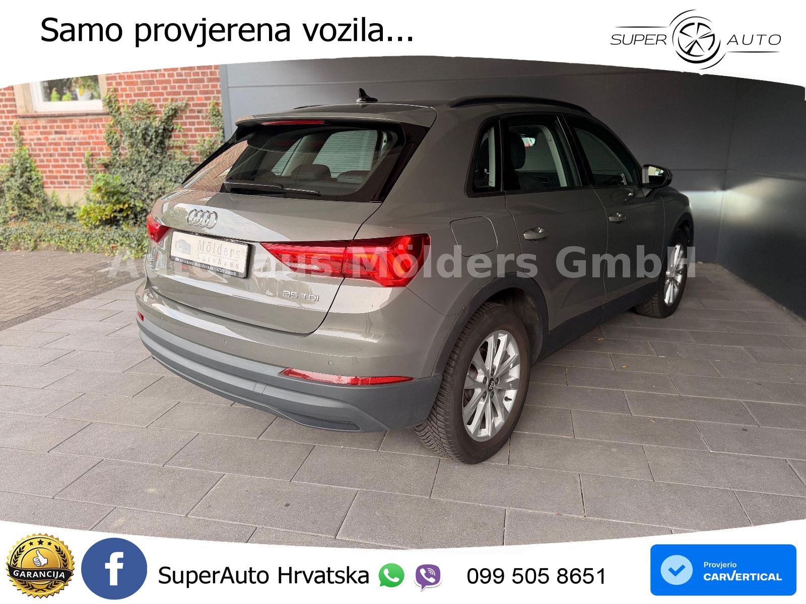 Audi Q3 35 TDI (150 KS) S tronic LED+GR SJED+ACC