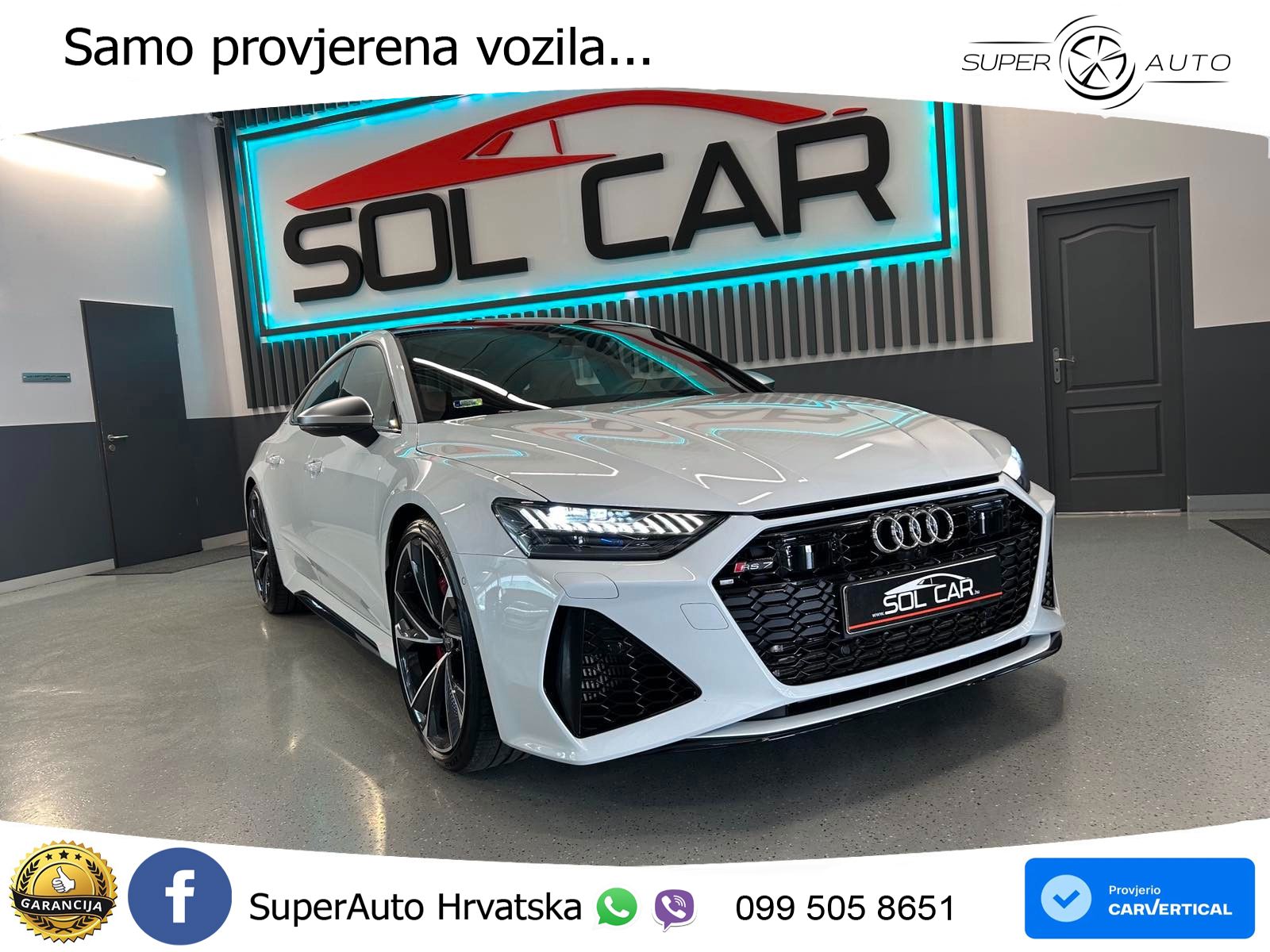Audi RS7 4.0 TFSI V8 (600 KS) quattro tiptronic LED+GR SJED+ACC