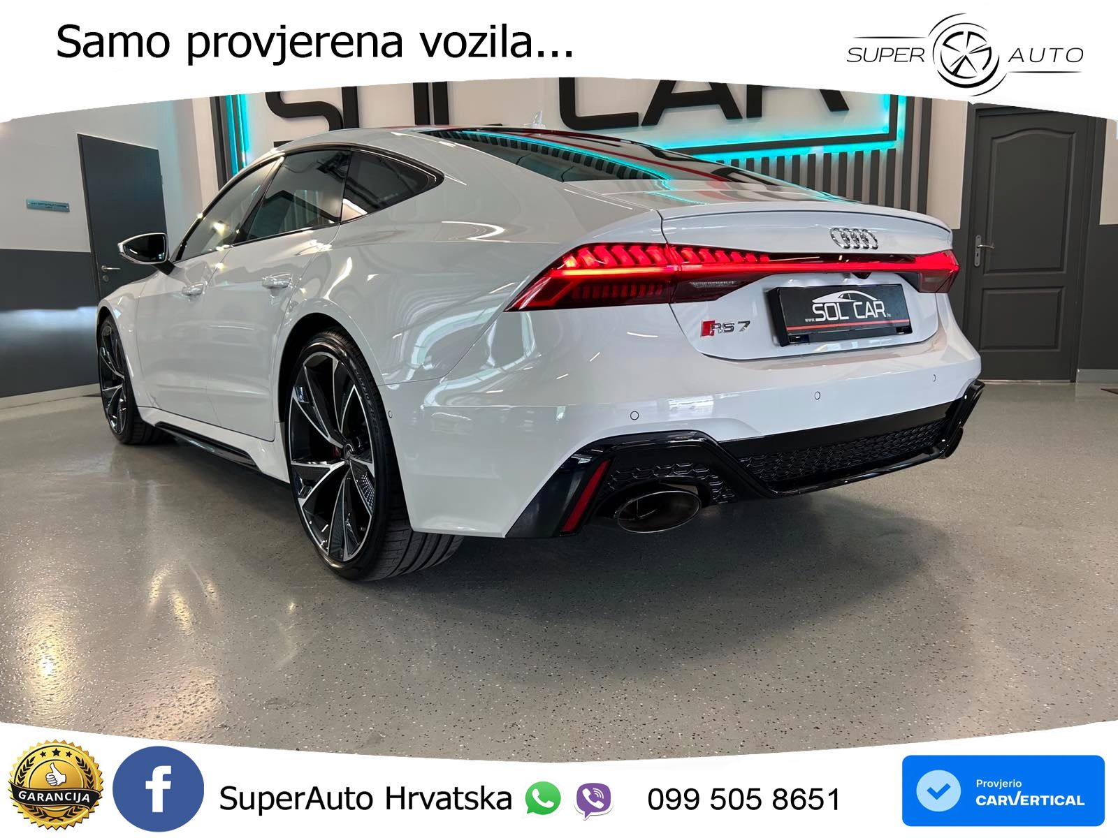 Audi RS7 4.0 TFSI V8 (600 KS) quattro tiptronic LED+GR SJED+ACC