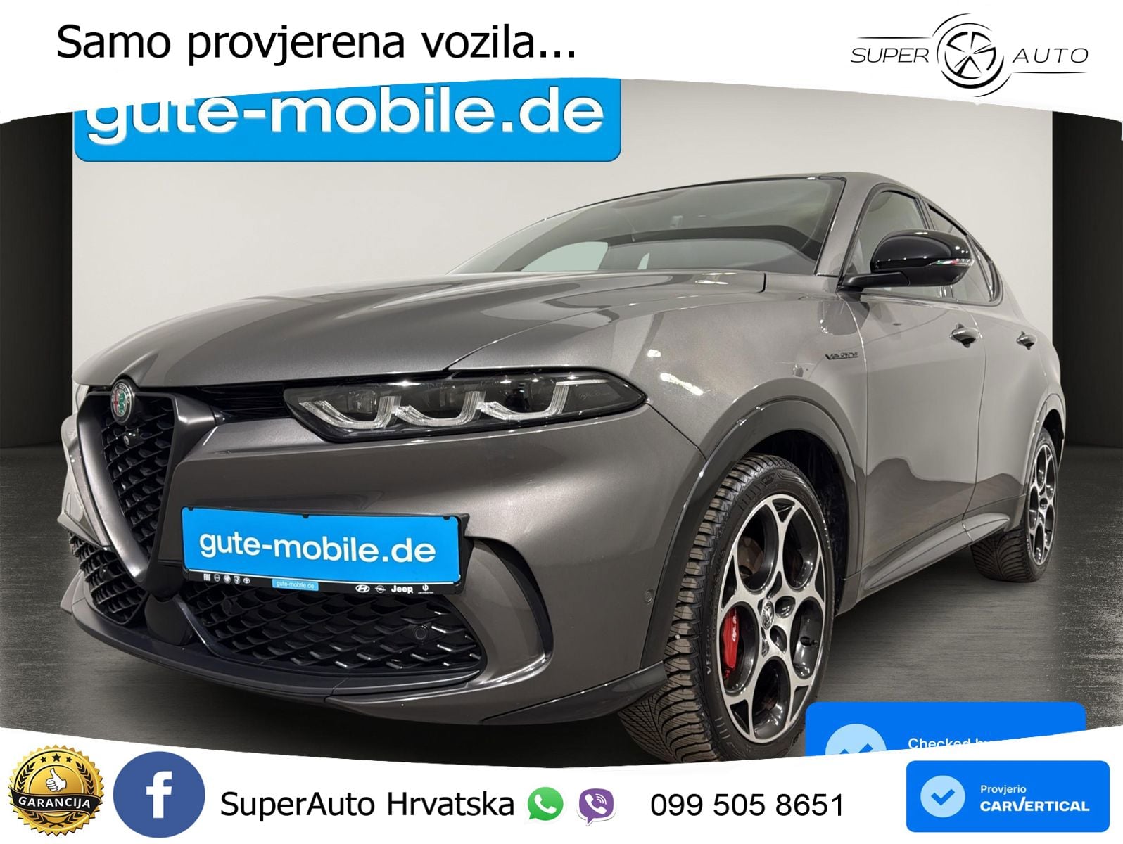 Alfa Romeo Tonale 1.5 VGT (160 KS) 48V-Hybrid TCT ACC+GR SJED+360+PANO