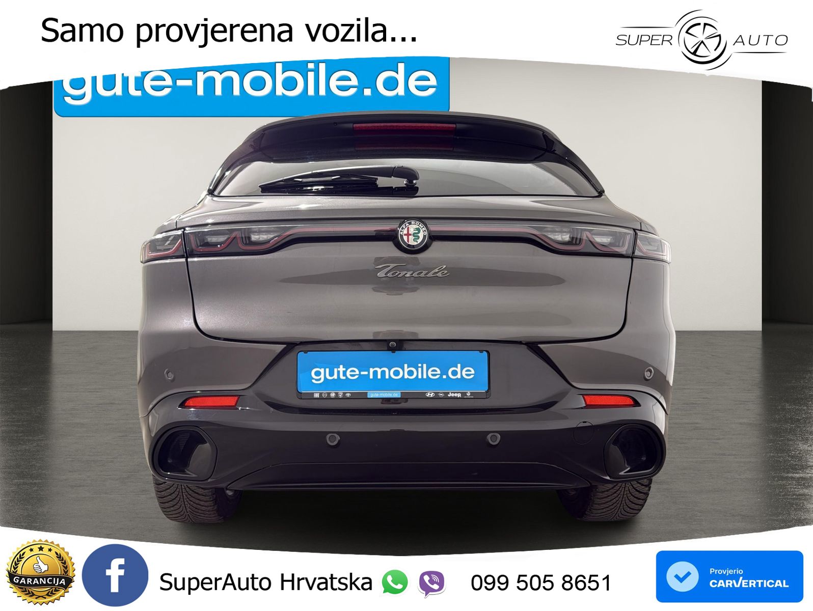 Alfa Romeo Tonale 1.5 VGT (160 KS) 48V-Hybrid TCT ACC+GR SJED+360+PANO
