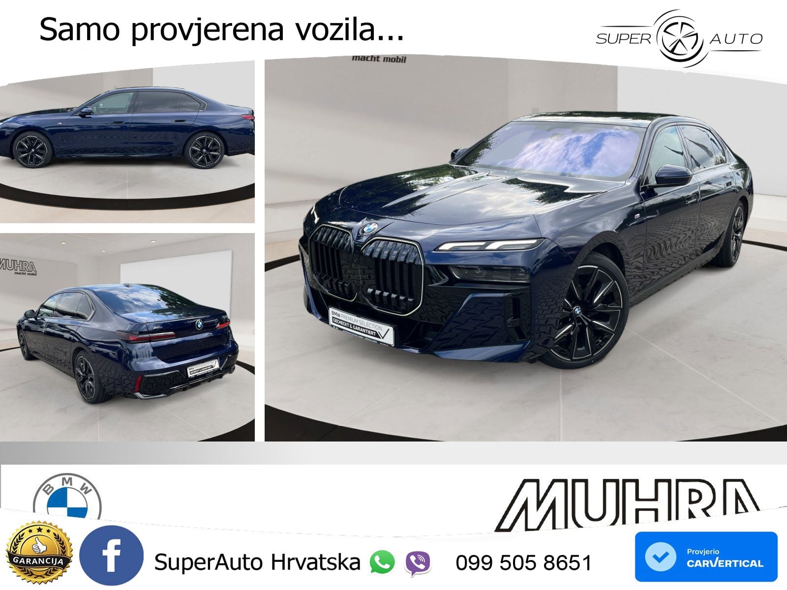 BMW 740d (299 KS) xDrive Steptronic M Sport ACC+HEAD+4xGR SJED+360+PANO